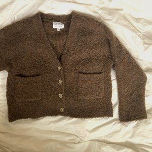 Le Bon Shoppe Chaud Cardigan Espresso M/L